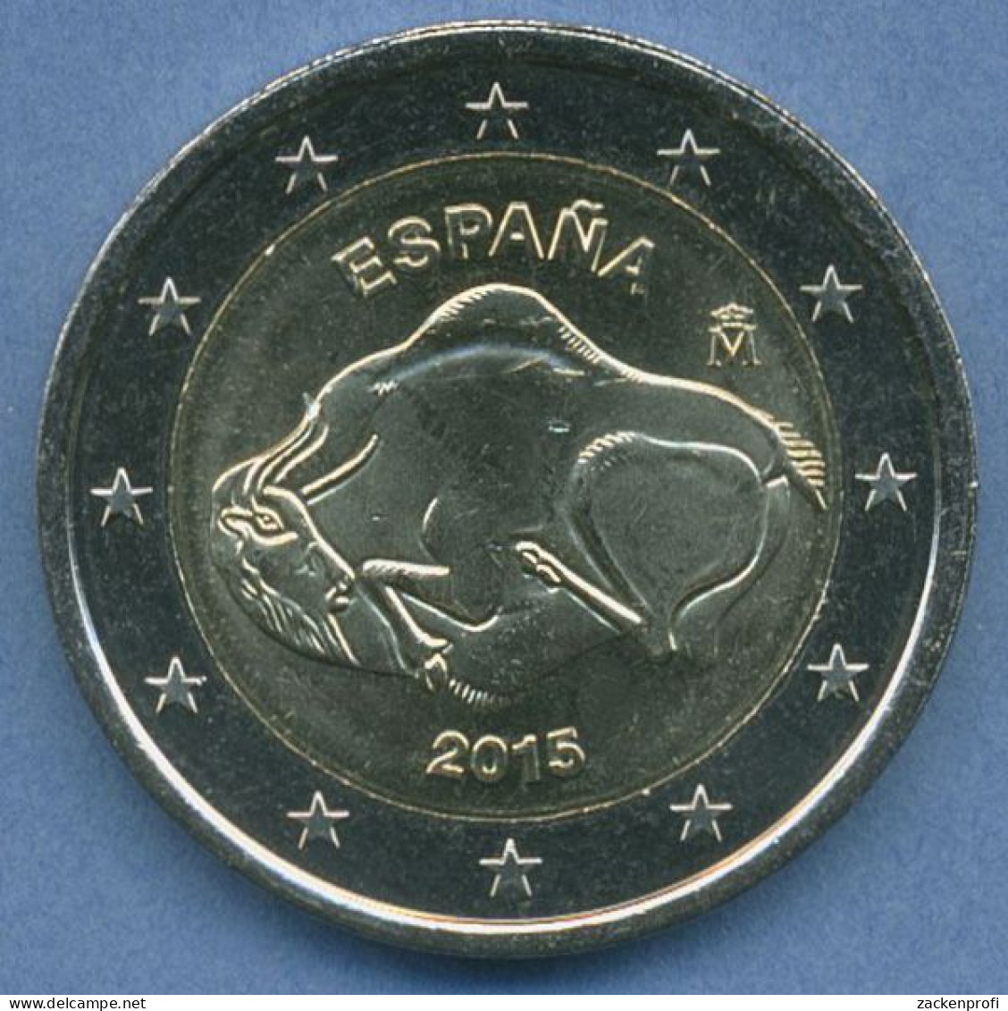 Spanien 2 Euro 2015 UNESCO Welterbe Höhle Altamira, Vz/st (m4986) - Spain