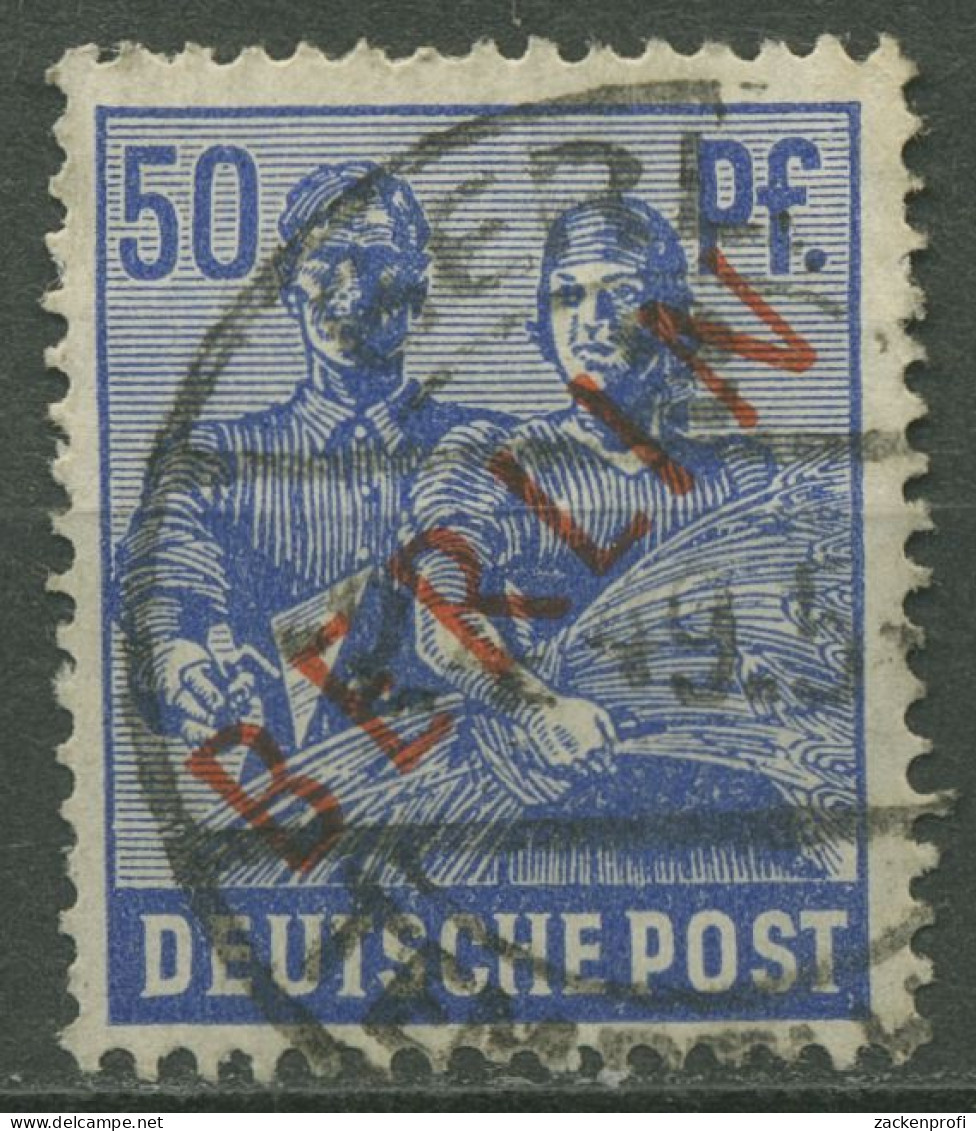 Berlin 1949 Rotaufdruck 30 Gestempelt, Kleiner Knick (R80865) - Used Stamps