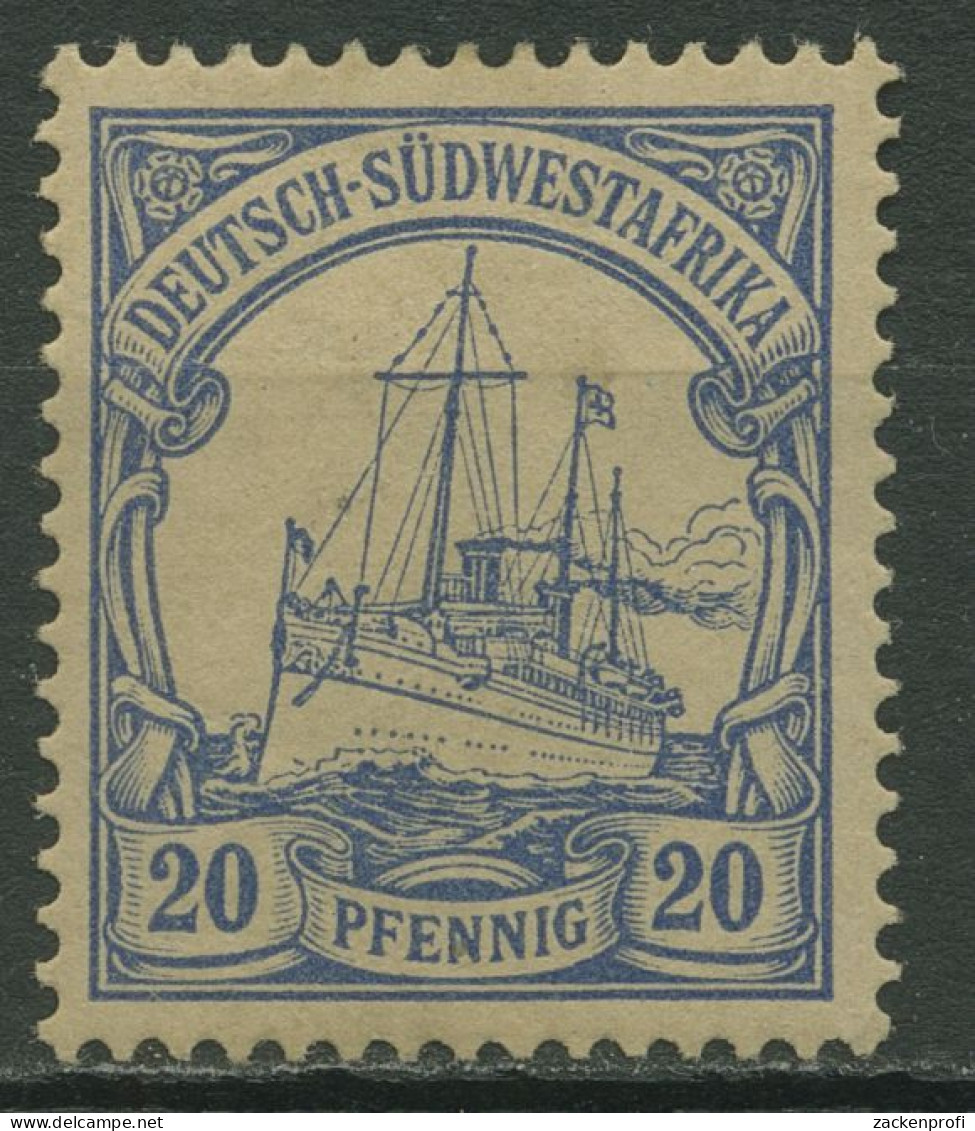 Deutsch-Südwestafrika 1901 Kaiseryacht Hohenzollern 14 Mit Falz - África Del Sudoeste Alemana