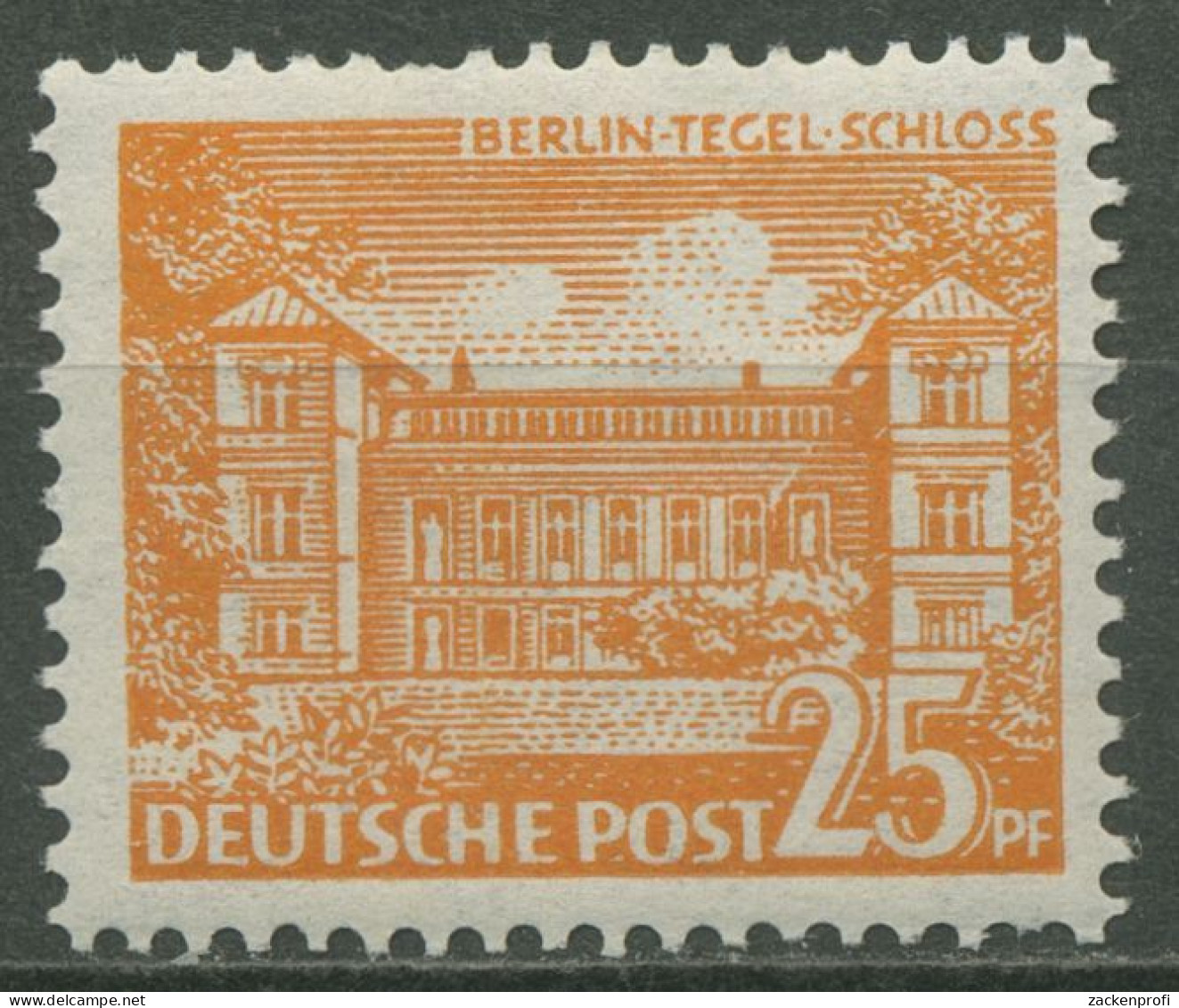 Berlin 1949 Berliner Bauten 50 Postfrisch, Zahnfehler (R80876) - Unused Stamps