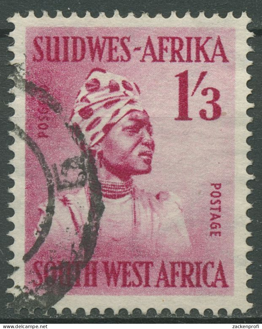 Südwestafrika 1954 Felszeichnungen Ureinwohner Tiere Hererofrau 286 Gestempelt - Africa Del Sud-Ovest (1923-1990)