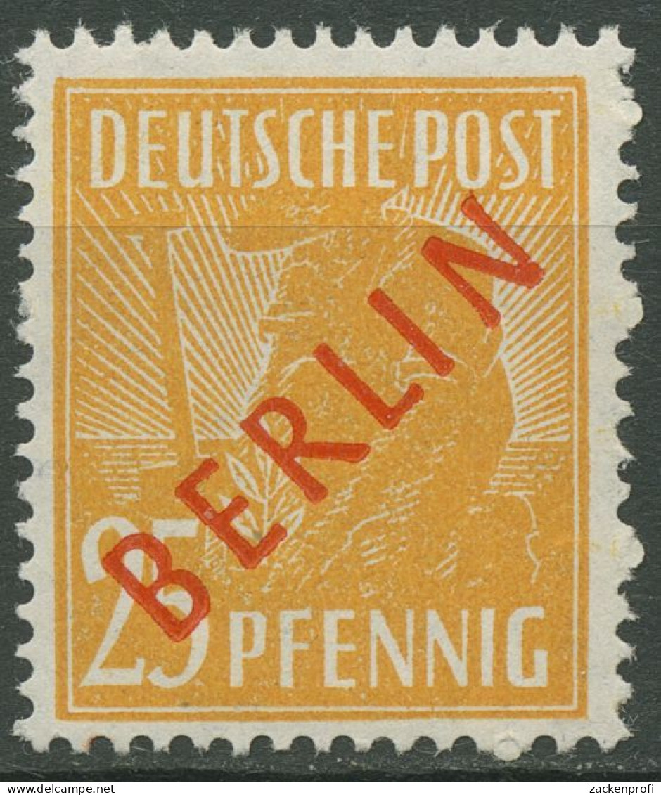 Berlin 1949 Rotaufdruck 27 Postfrisch - Unused Stamps