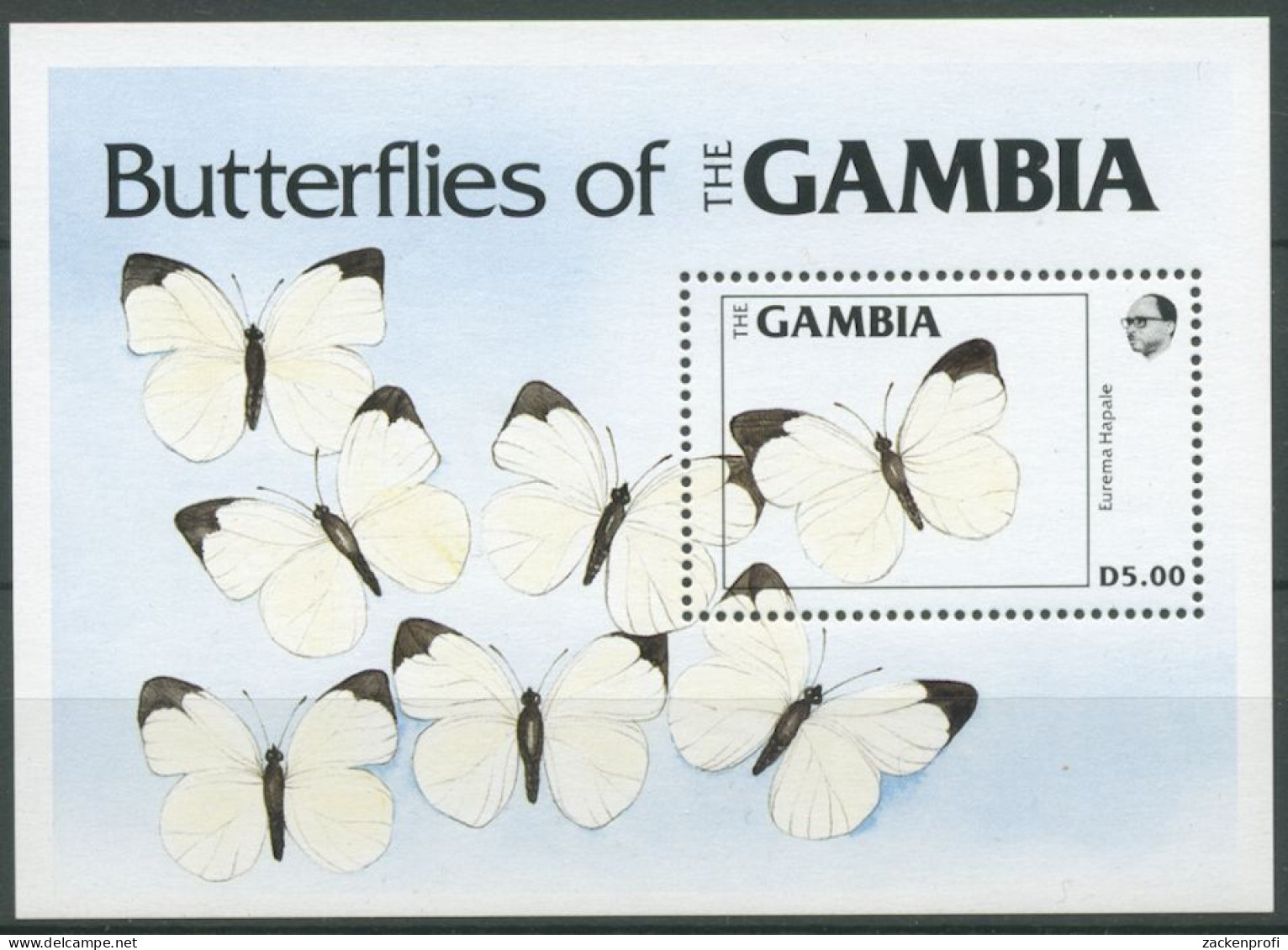 Gambia 1984 Schmetterlinge Block 11 Postfrisch (C23793) - Gambie (1965-...)