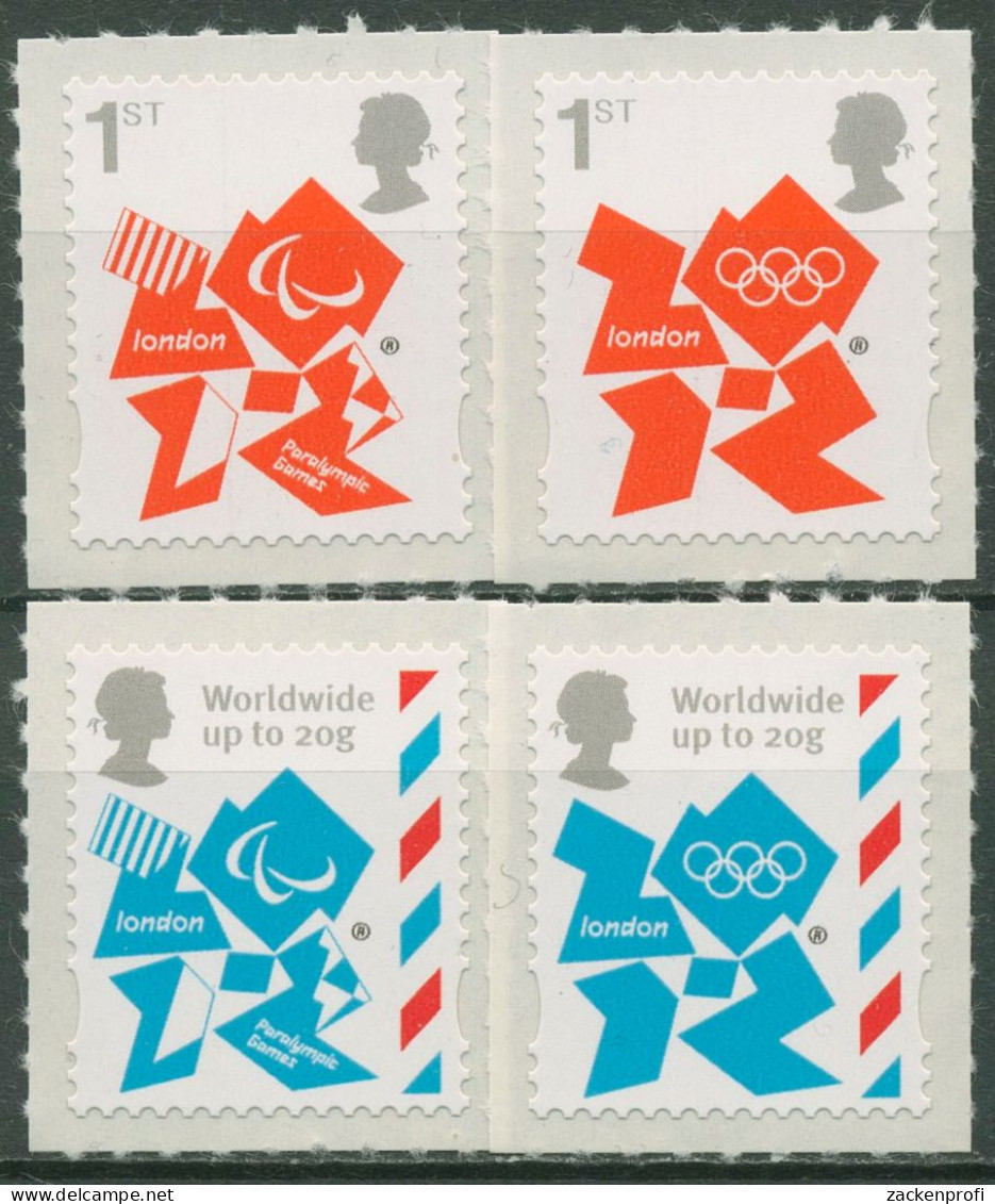 Großbritannien 2012 Olympische U. Paralympische Sommerspiele 3180/83 Postfrisch - Unused Stamps