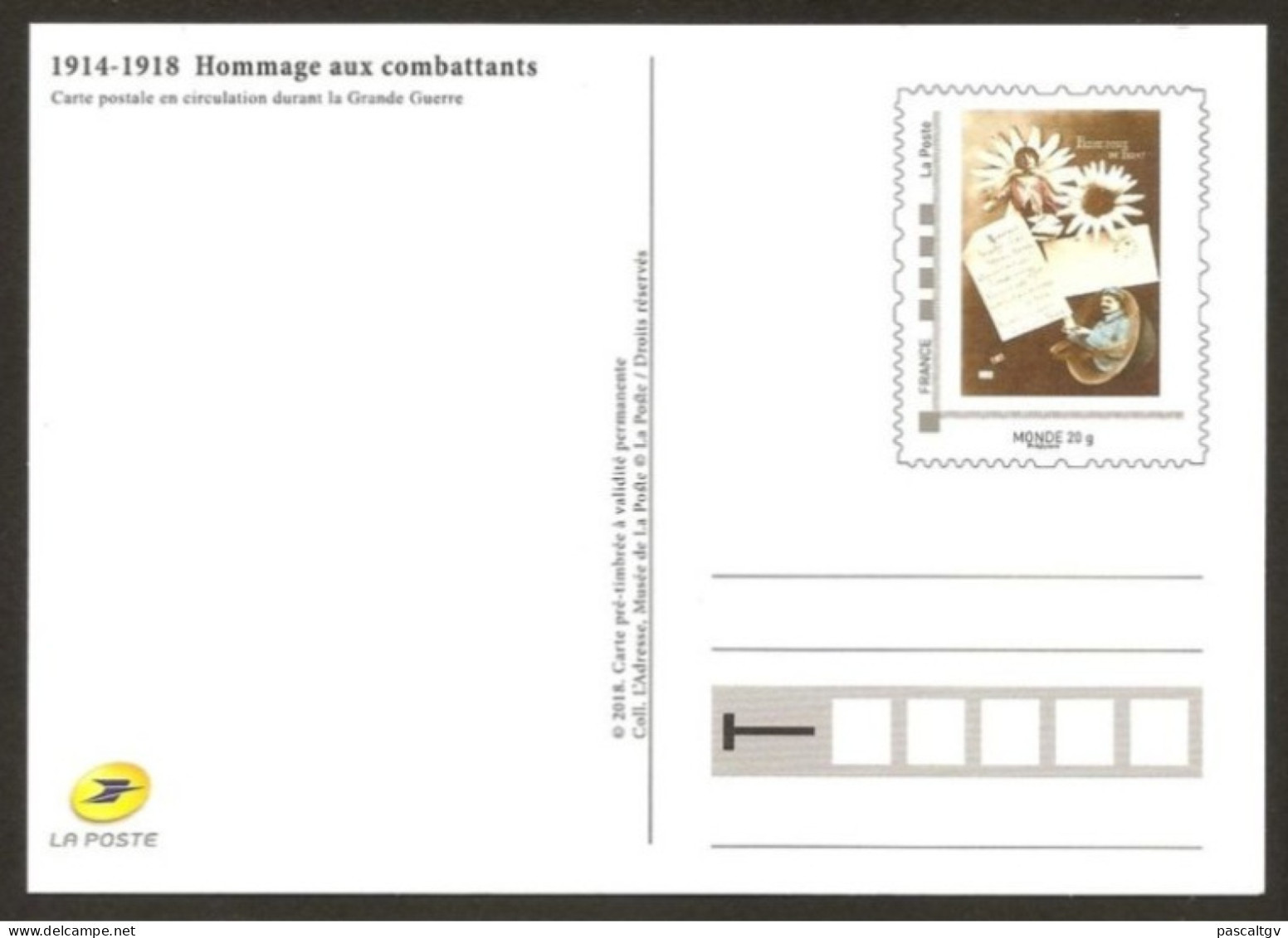 Carte Phil@poste - Année 2018 - Documents Of Postal Services