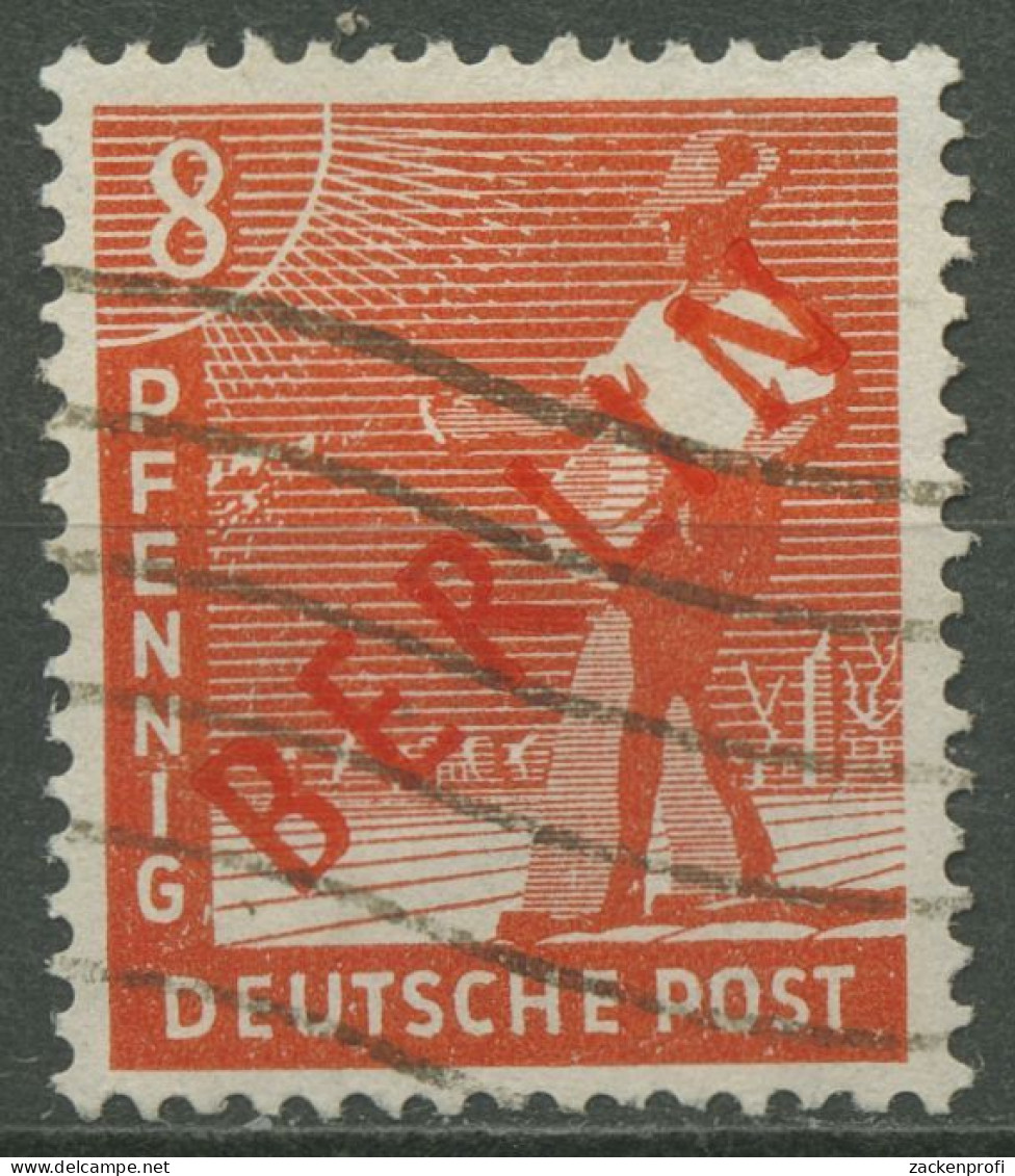 Berlin 1949 Rotaufdruck 23 Mit Wellenstempel (R80852) - Gebraucht