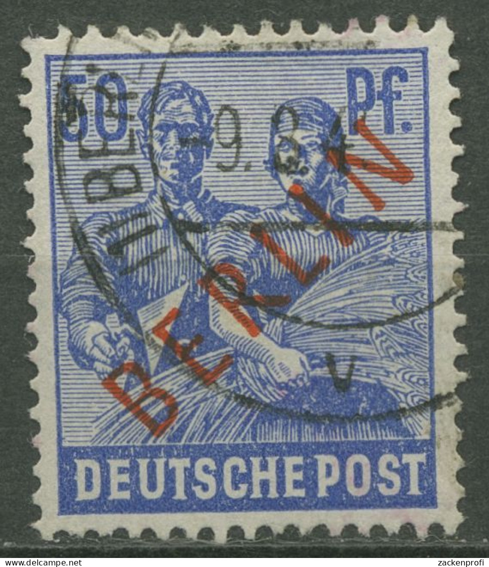 Berlin 1949 Rotaufdruck 30 Gestempelt, Kleiner Zahnfehler (R80866) - Gebraucht