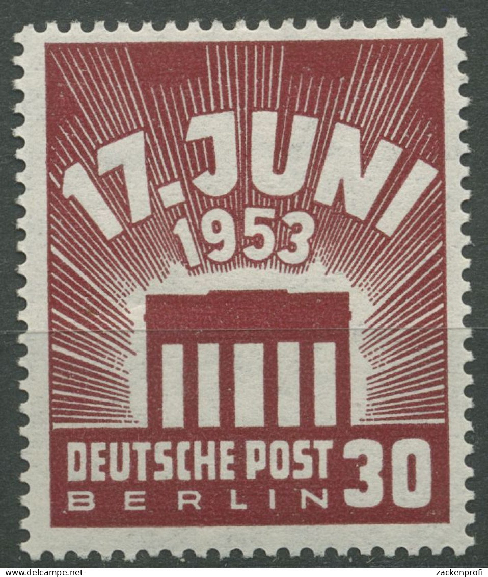 Berlin 1953 Volksaufstand 17. Juni 111 Postfrisch, Kleiner Fehler (R80924) - Unused Stamps
