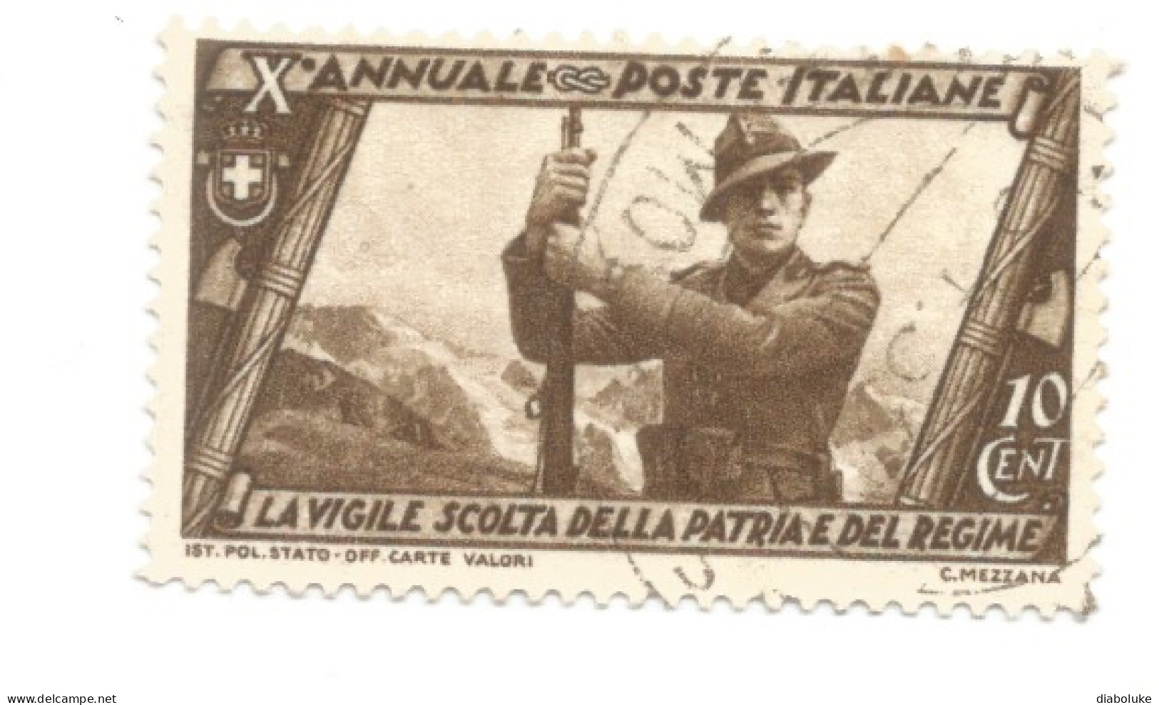 (REGNO D'ITALIA), 1932, MARCIA SU ROMA - Serietta Di 9 Francobolli Usati - Afgestempeld