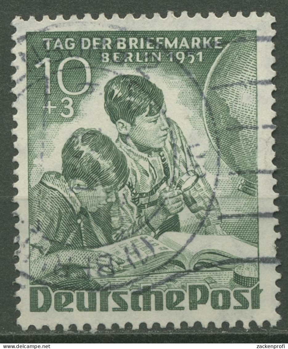 Berlin 1951 Tag Der Briefmarke 80 Gestempelt, Kl. Zahnfehler (R80896) - Oblitérés