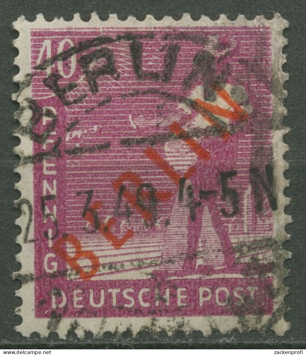 Berlin 1949 Rotaufdruck 29 Gestempelt, Kl. Zahnfehler (R80863) - Gebraucht