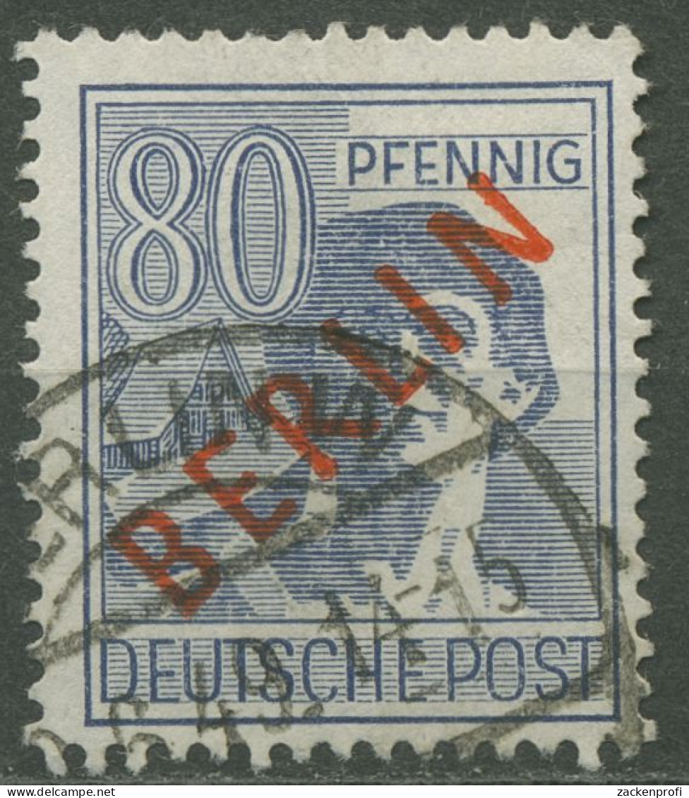 Berlin 1949 Rotaufdruck 32 Gestempelt, Kleiner Zahnfehler (R80868) - Usados