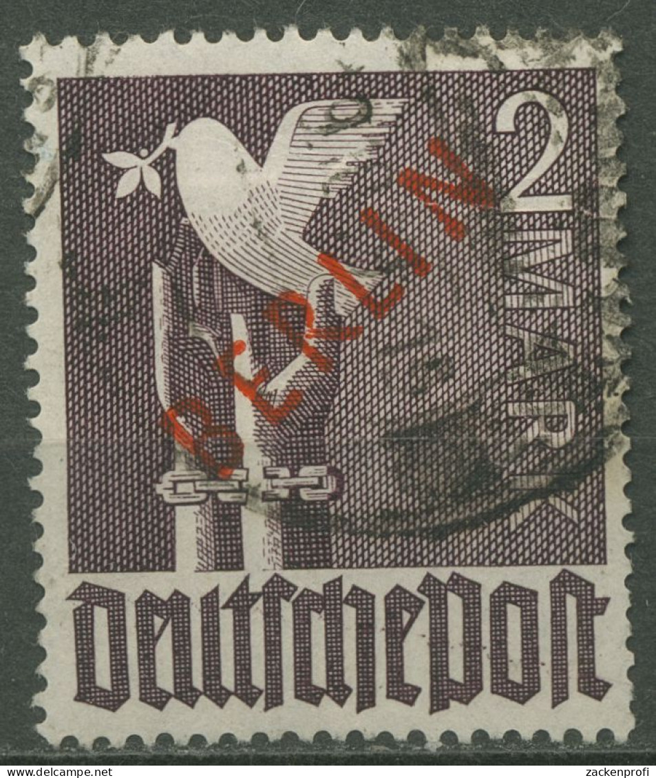 Berlin 1949 Rotaufdruck 34 Gestempelt, Kleiner Zahnfehler (R80874) - Oblitérés