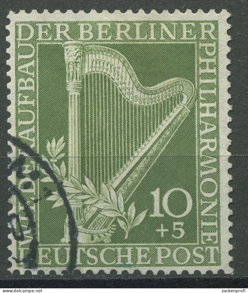 Berlin 1950 Berliner Philharmonie 72 Gestempelt, Nachgezähnt (R80920) - Used Stamps
