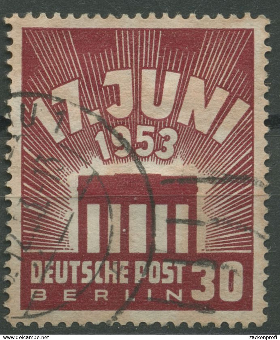 Berlin 1953 Volksaufstand 17. Juni 111 Gestempelt, Verfärbt (R80928) - Used Stamps