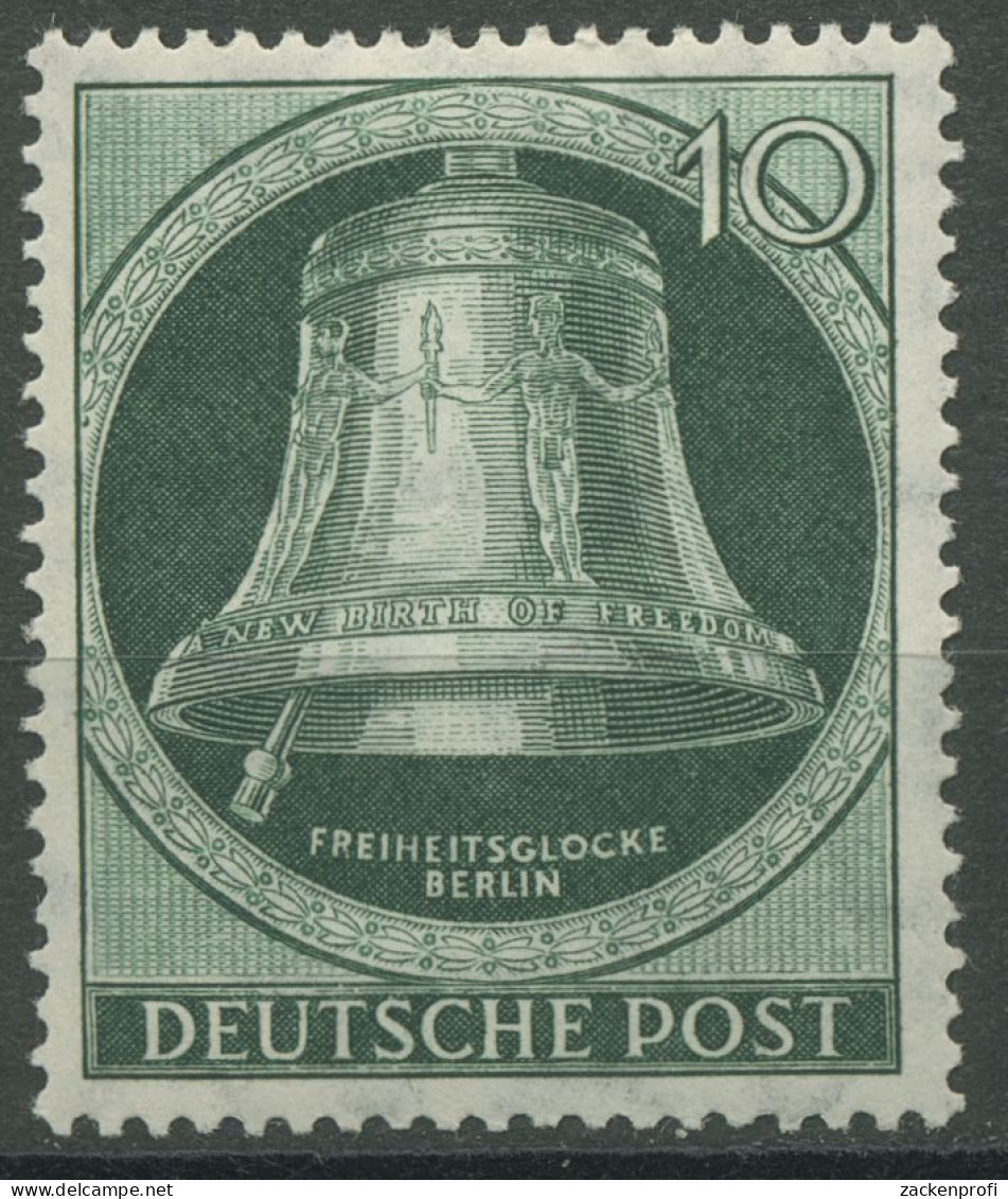 Berlin 1951 Freiheitsglocke Klöppel Links 76 Mit Falz (R80899) - Unused Stamps