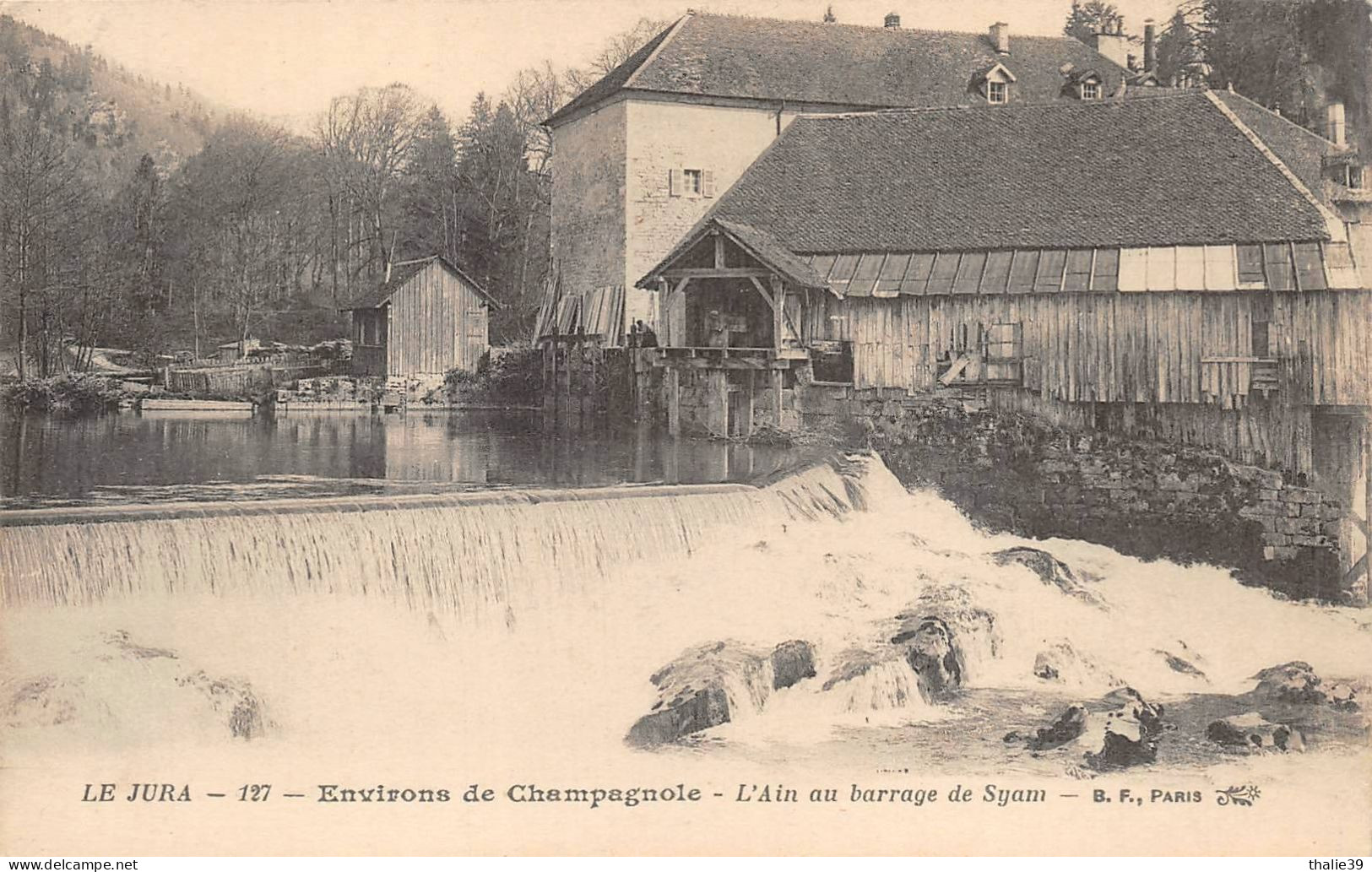 Syam Barrage Moulin Scierie Canton Champagnole 127 BF Paris - Other & Unclassified