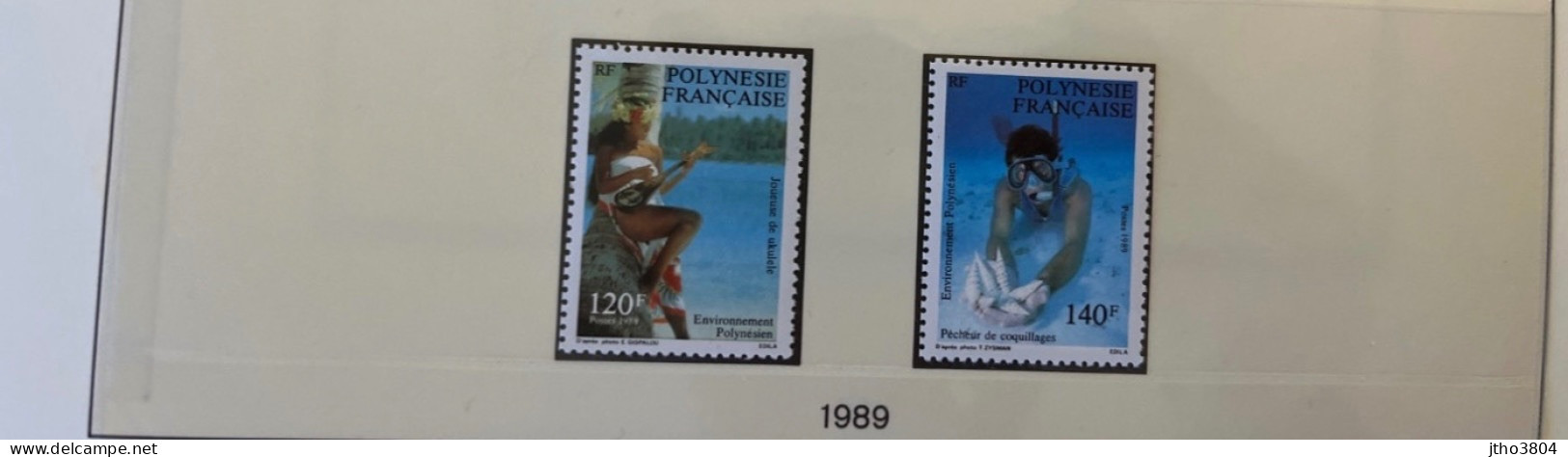 POLYNÉSIE FRANCAISE 1989 2v Neuf MNH ** YT 331 332 FRENCH POLYNESIA FRANZOSISCH POLYNESIEN - Nuevos