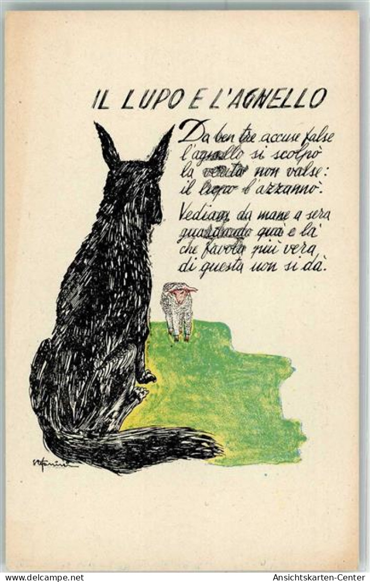 39428806 - Der Wolf Und Das Lamm - Contes, Fables & Légendes