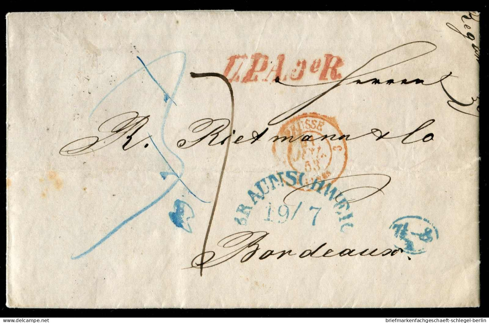 Altdeutschland Braunschweig, 1837, Brief - Brunswick
