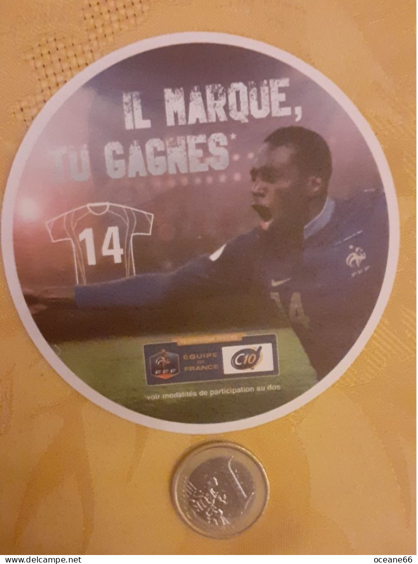 Il Marque Tu Gagnes 14 Blaise Matuidi Equipe De France 2014 - Beer Mats