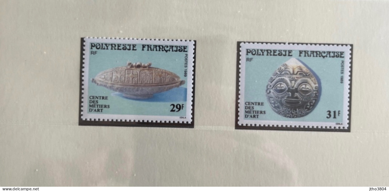 POLYNÉSIE FRANCAISE 1989 2v Neuf MNH ** YT 324 325 FRENCH POLYNESIA FRANZOSISCH POLYNESIEN - Unused Stamps