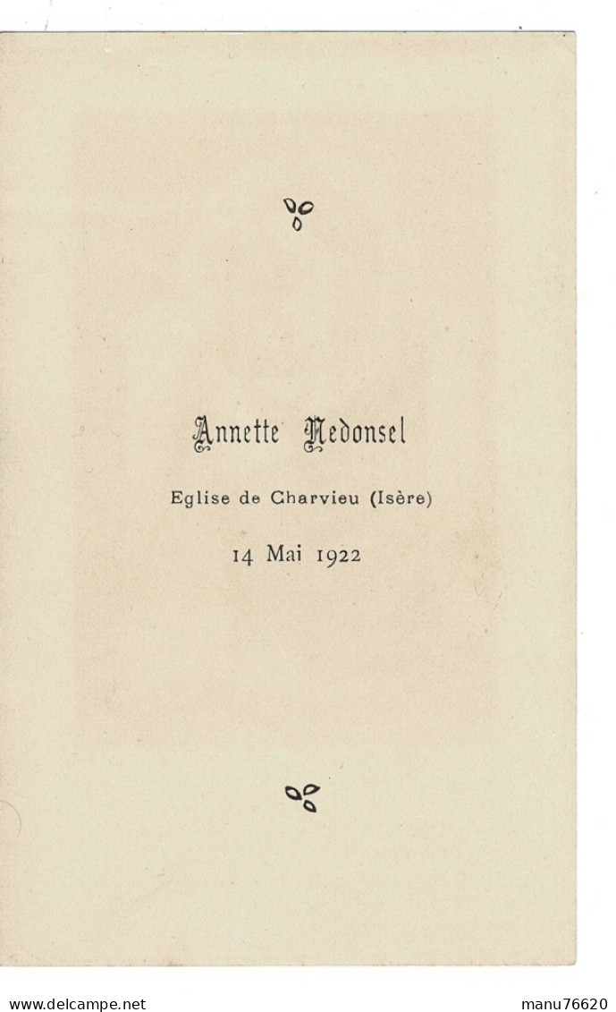 IMAGE RELIGIEUSE - CANIVET : Annette R...? à Charvieu , Isère - France . - Religion & Esotérisme