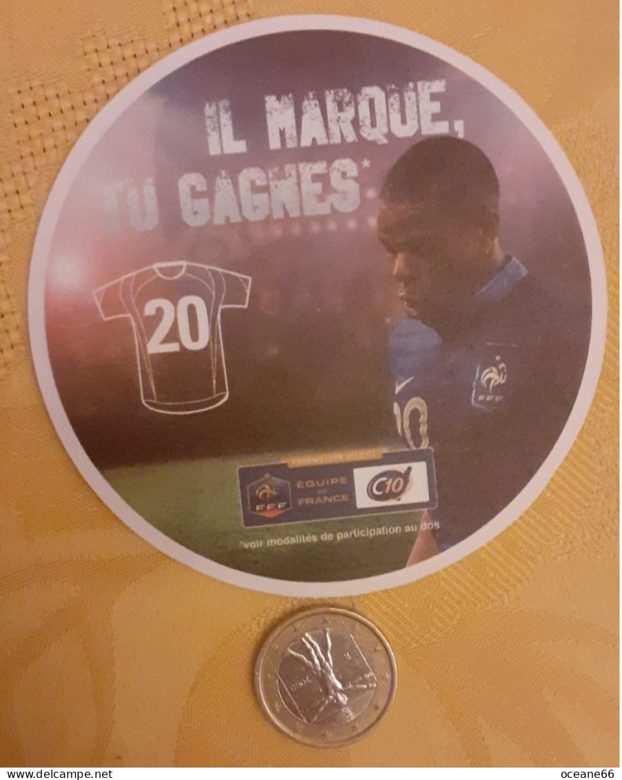 Il Marque Tu Gagnes 20 Loîc Remy Equipe De France 2014 - Beer Mats