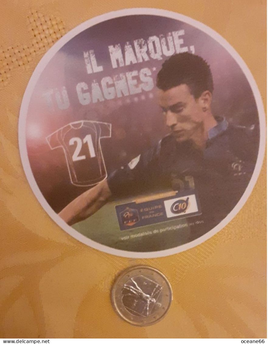 Il Marque Tu Gagnes 21 Laurent Koscielny Equipe De France 2014 - Beer Mats