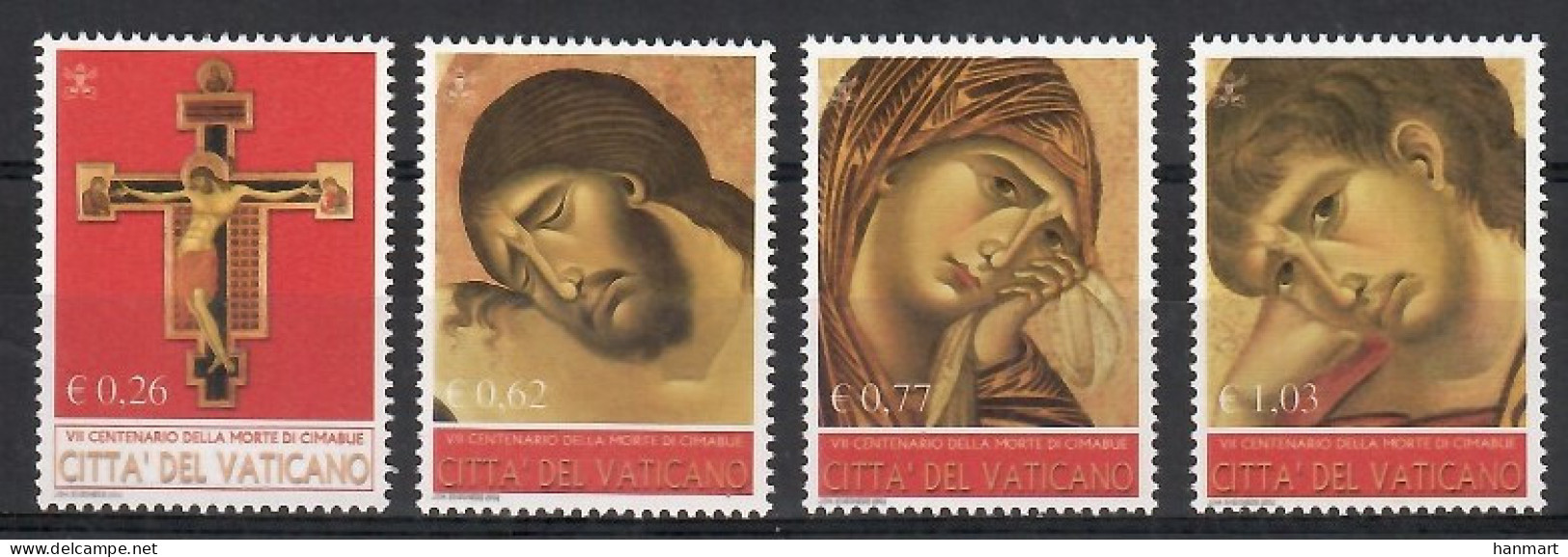 Vatican City 2002 Mi 1417-1420 MNH  (ZE2 VTC1417-1420) - Christianisme