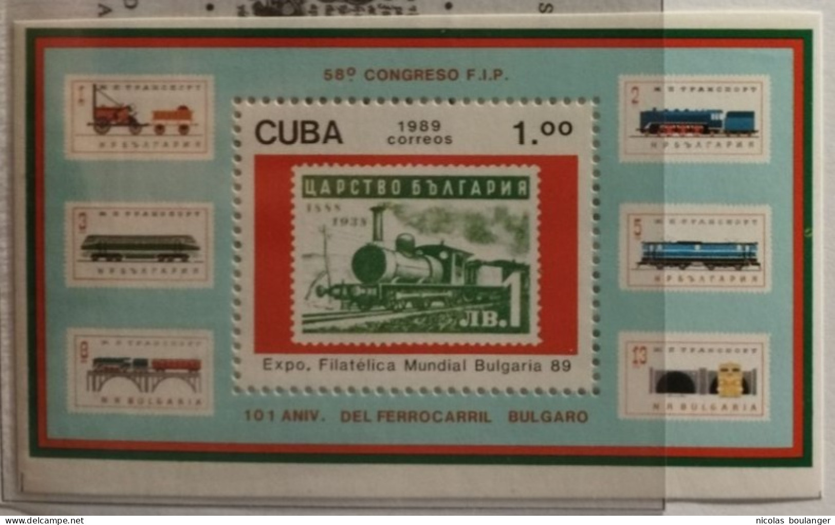 Cuba 1989 / Yvert Bloc Feuillet N°114 / ** - Hojas Y Bloques
