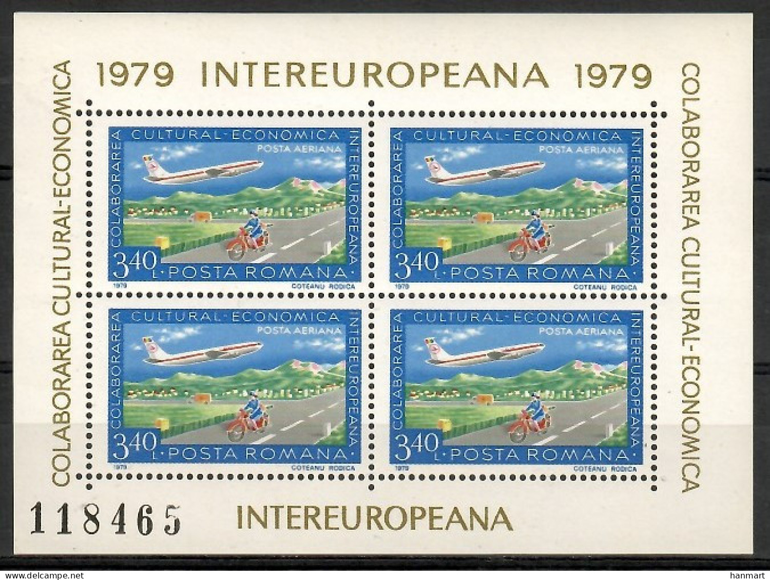 Romania 1979 Mi Block 158 MNH  (ZE4 RMNbl158) - Sonstige