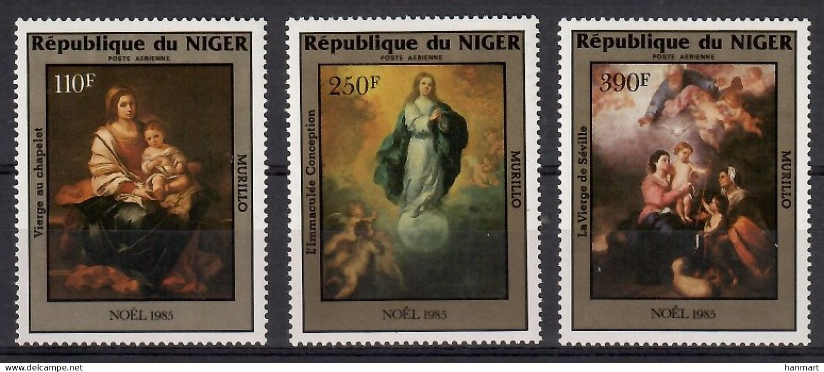 Niger 1985 Mi 974-976 MNH  (ZS5 NGR974-976) - Noël
