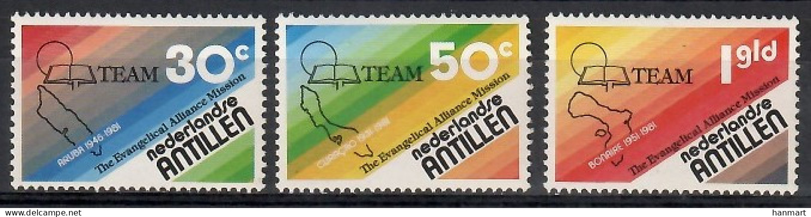 Netherlands Antilles 1981 Mi 438-440 MNH  (ZS2 DTA438-440) - Aardrijkskunde