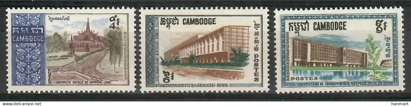 Cambodia 1968 Mi 231-233 MNH  (ZS8 CMB231-233) - Andere
