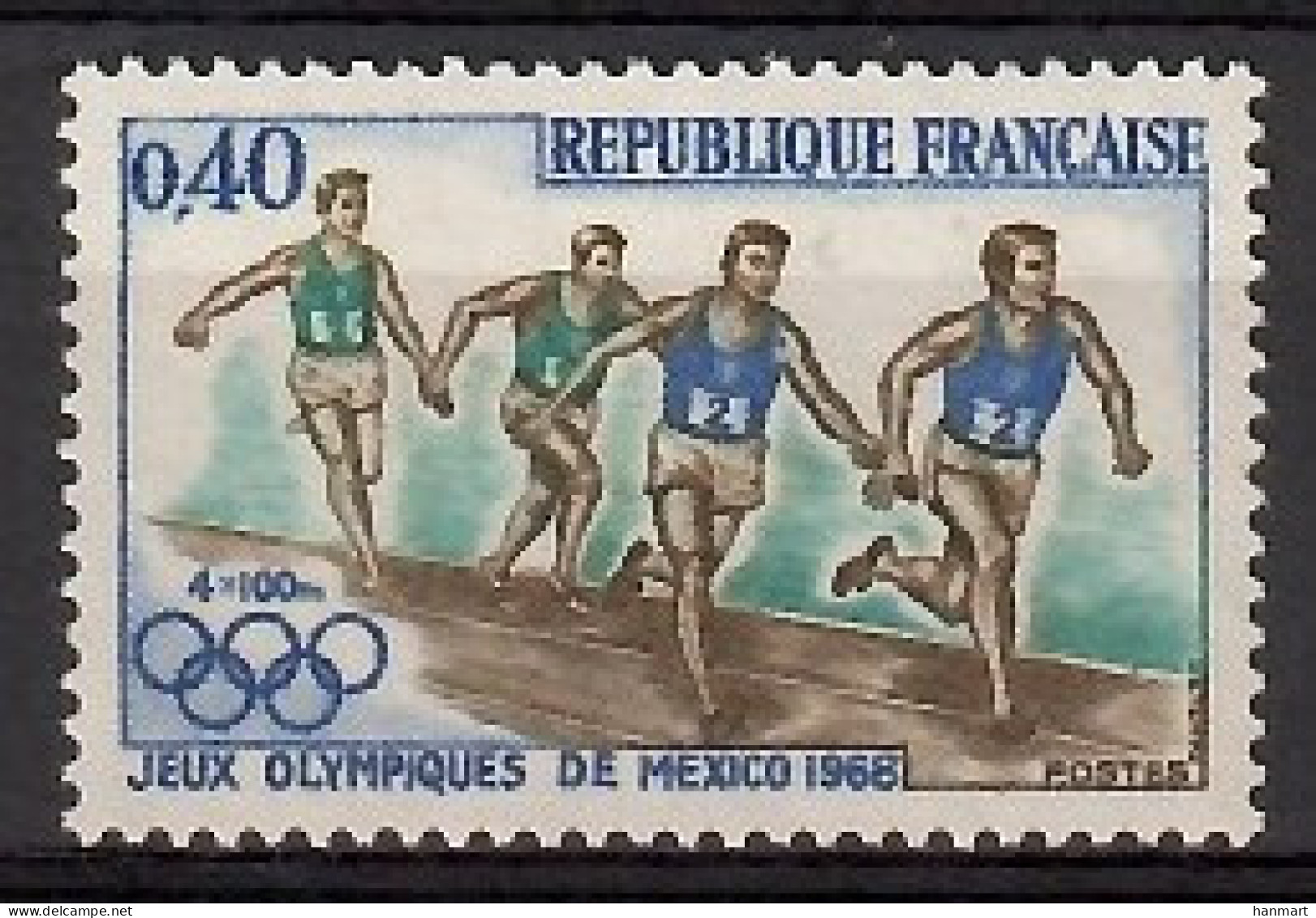 France 1968 Mi 1638 MNH  (ZE1 FRN1638) - Other