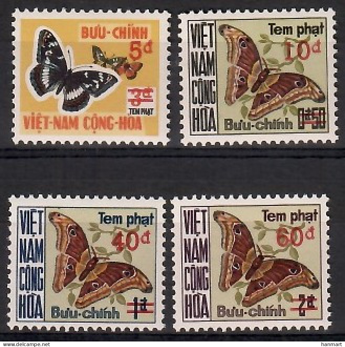 Vietnam, South 1974 Mi Por 21-24 MNH  (ZS8 VTSpor21-24) - Sonstige
