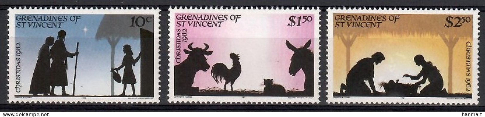 Grenadines Of St. Vincent 1982 Mi 252-254 MNH  (ZS2 GSV252-254) - Otros
