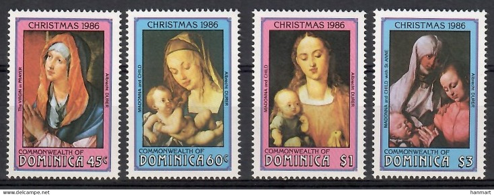 Dominica 1986 Mi 993-996 MNH  (ZS2 DMN993-996) - Sonstige