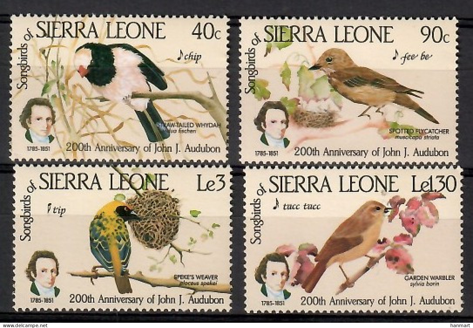 Sierra Leone 1985 Mi 799-802 MNH  (ZS5 SRR799-802) - Other & Unclassified