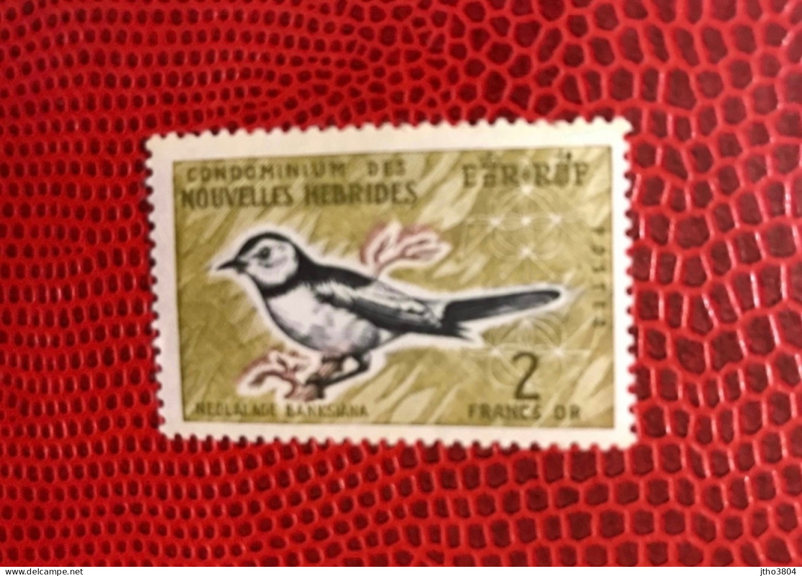 NOUVELLES HEBRIDES 1963 1v Neuf MNH ** YT 206 Pájaro Bird Pássaro Vogel Ucello Oiseau VANUATU - Other & Unclassified