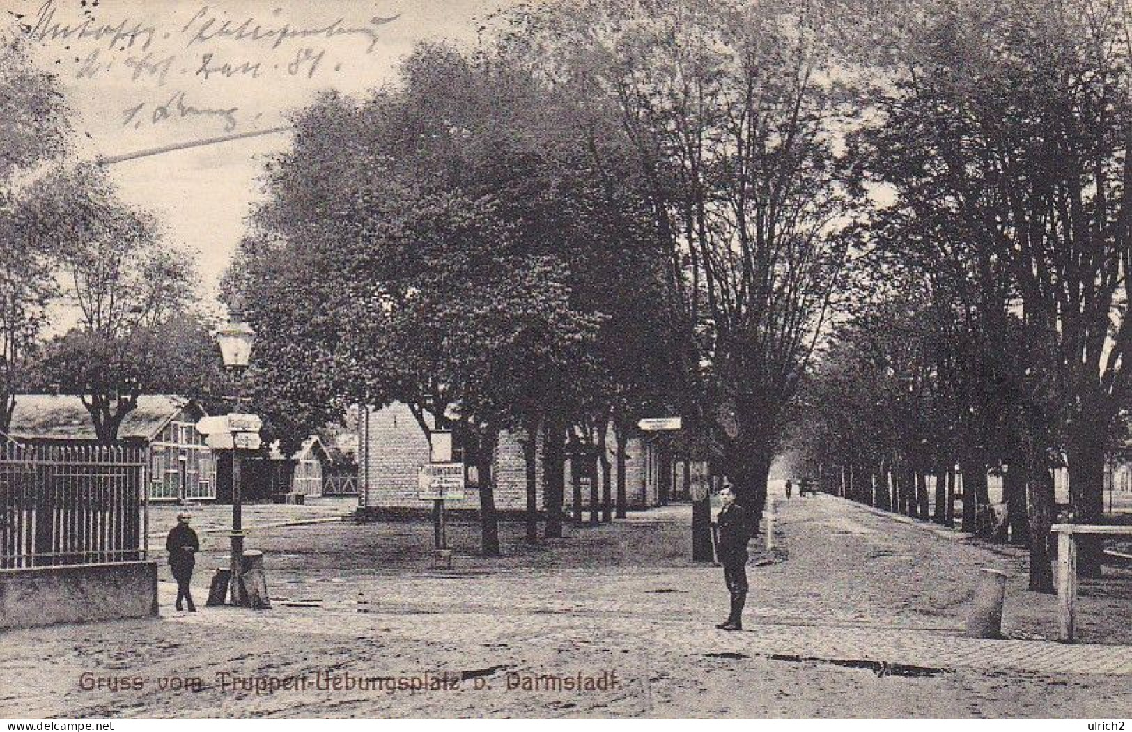 AK Darmstadt - Gruss Vom Truppen-Uebungsplatz - Feldpost 1915  (69087) - Darmstadt
