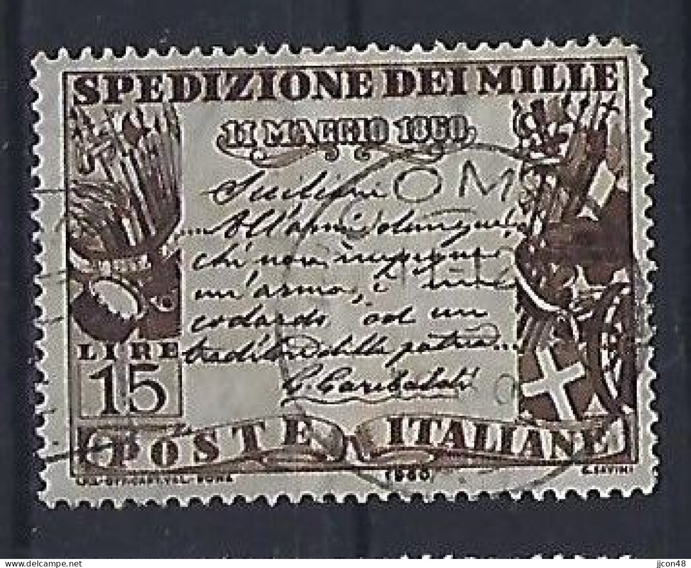 Italy 1960  Garibaldis Auf Sizilien (o) Mi.1060 - 1946-60: Used