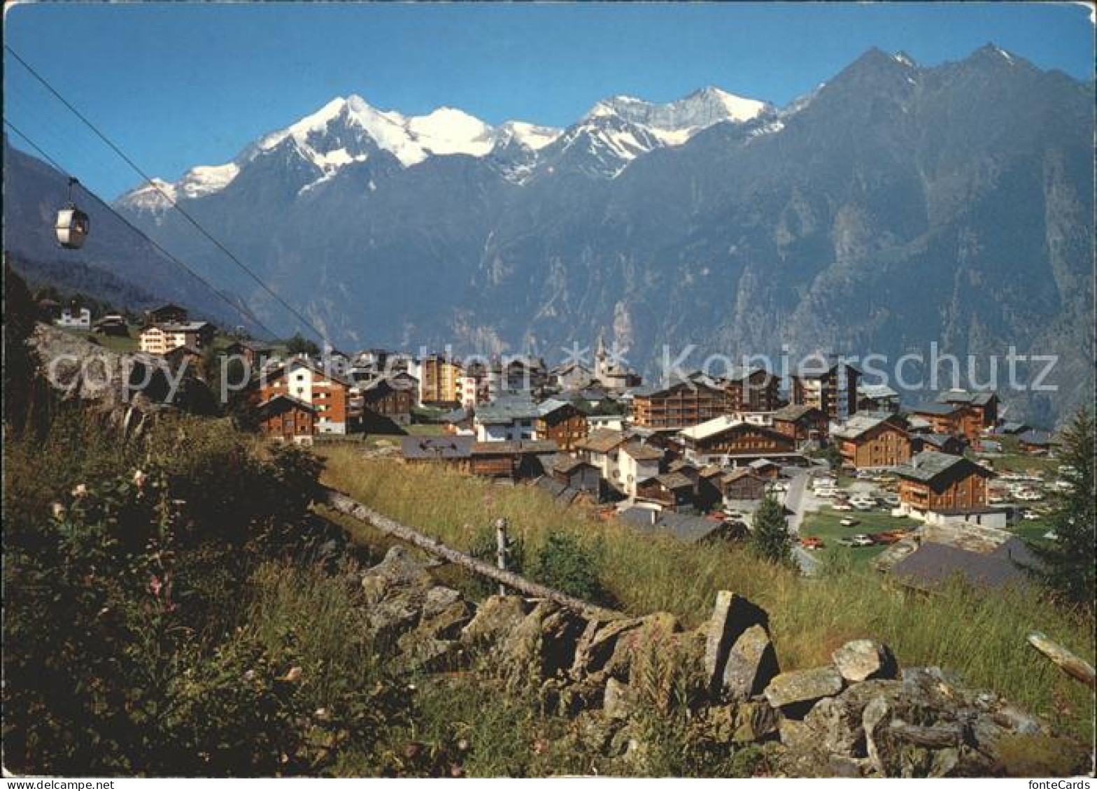 11886088 Graechen VS Mit Weisshorn Bishorn Brunegghorn Graechen - Autres & Non Classés