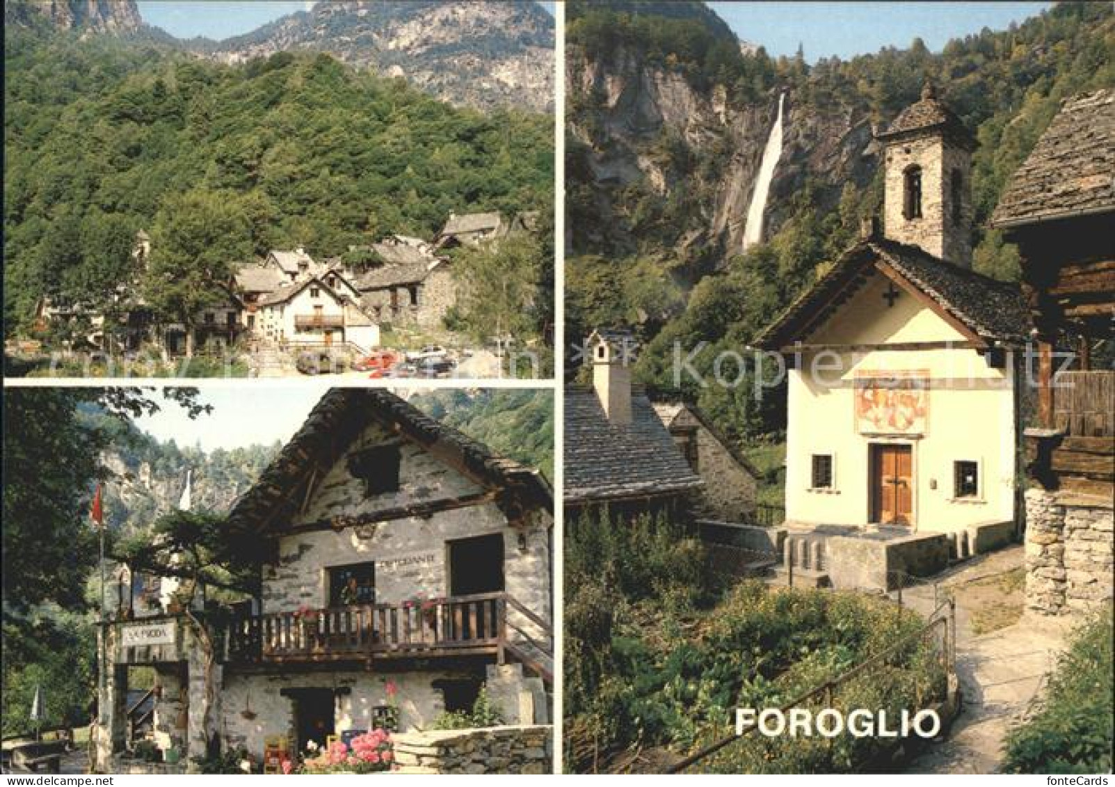 11885998 Foroglio Val Bavona Dorfmotive Foroglio Val Bavona - Otros & Sin Clasificación