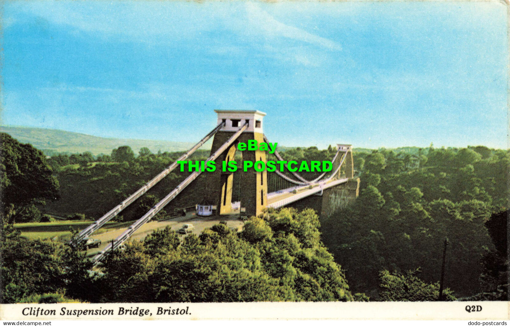 R573523 Clifton Suspension Bridge. Bristol. Q2D. Harvey Barton. 1969 - Monde