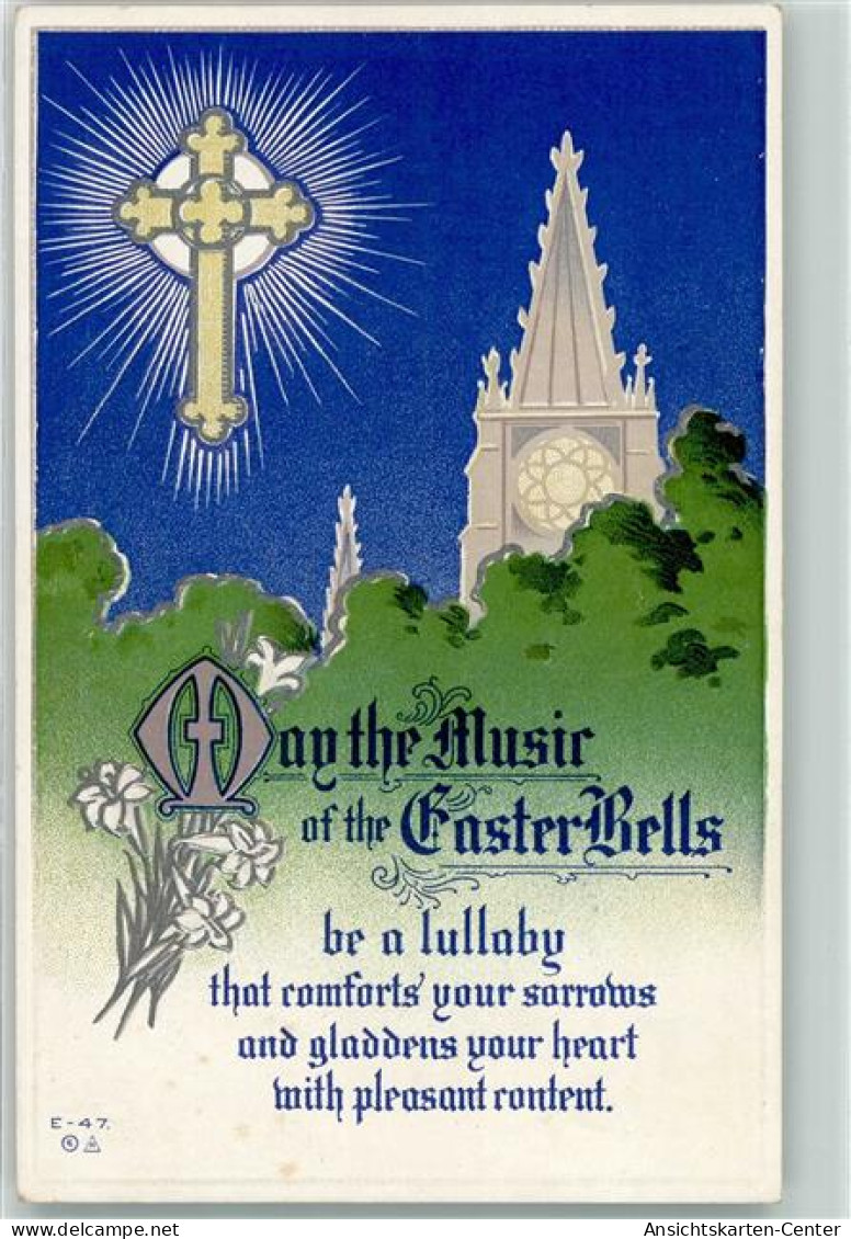 39275406 - May The Music Of The Easter Bells Kirche Kreuz - Easter