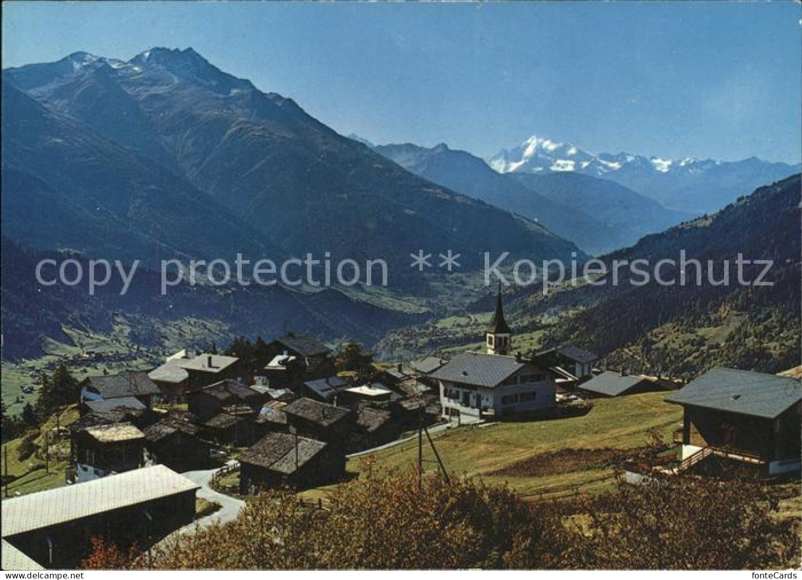 11885928 Bellwald Mit Weisshorn Bellwald - Autres & Non Classés