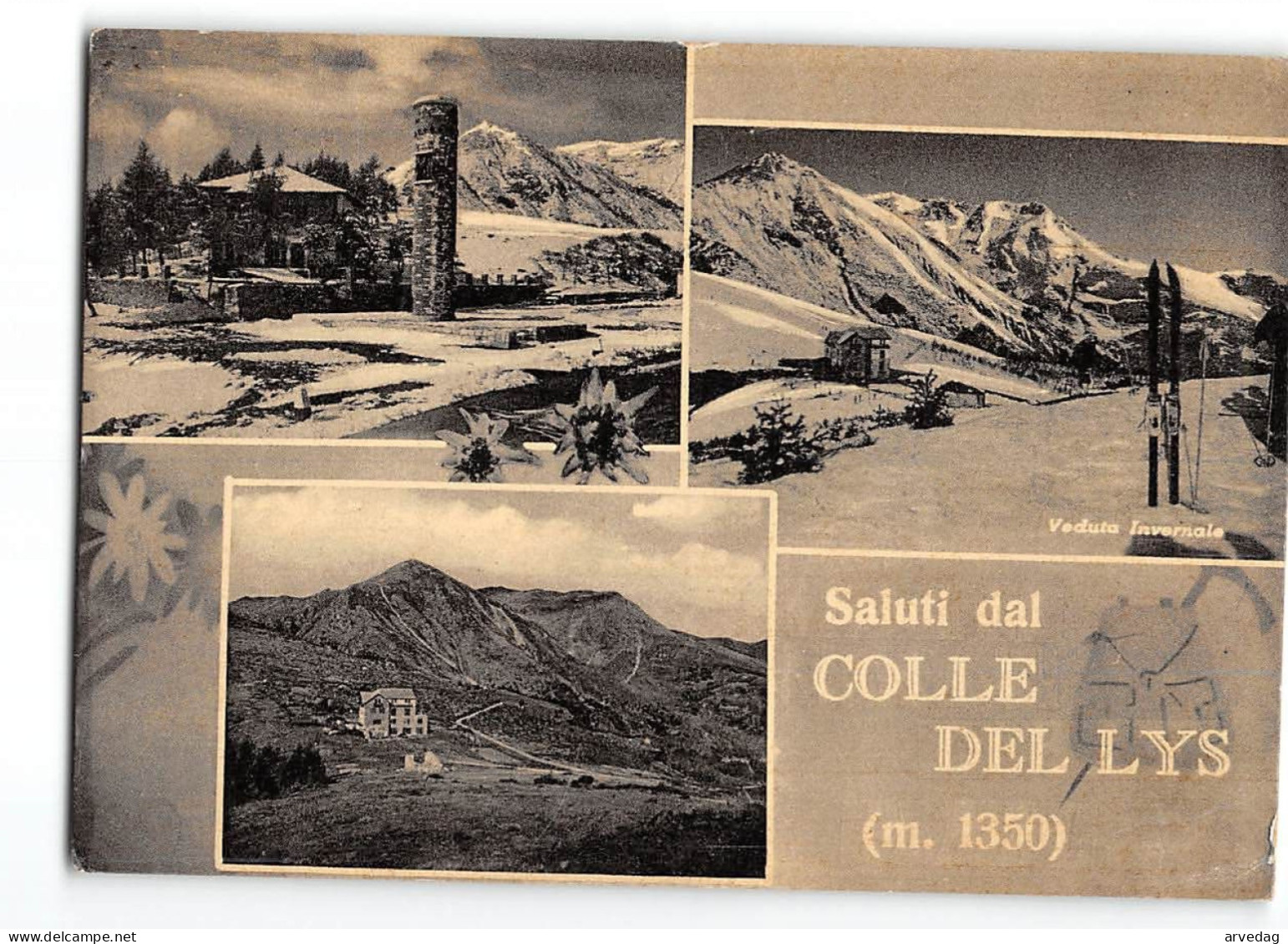 AG2541 SALUTI DAL COLLE DEL LYS - Greetings From...