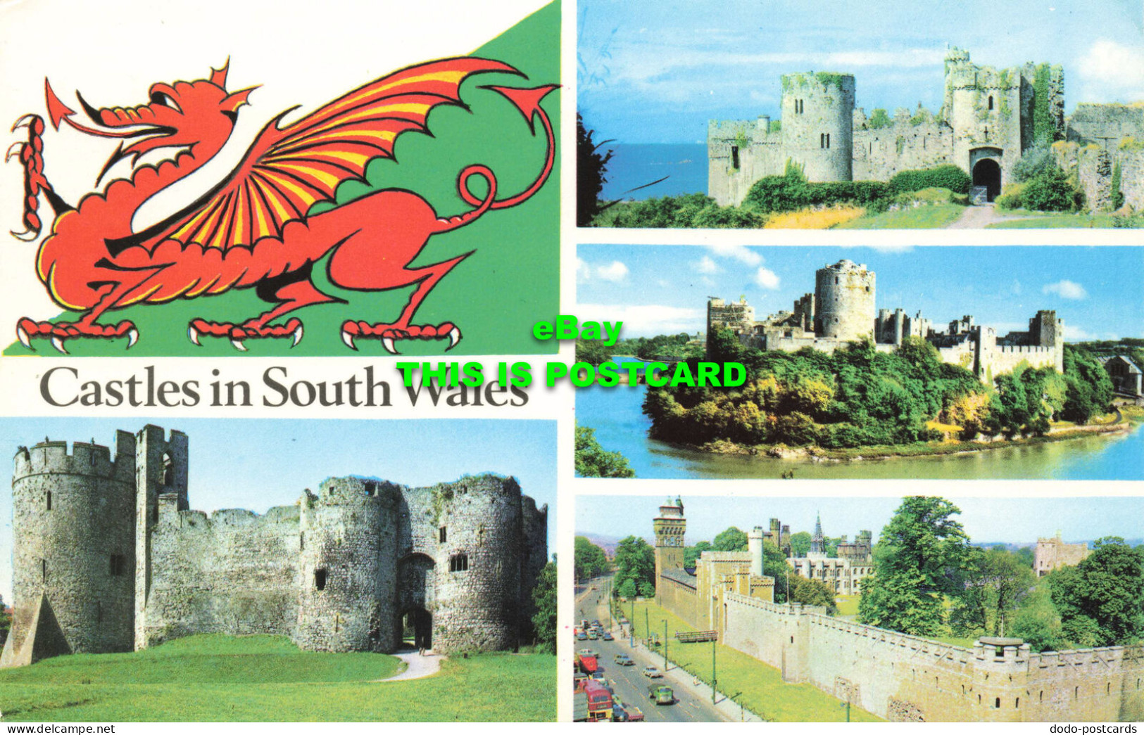 R573562 Castles In South Wales. Colourmaster International. Precision. Multi Vie - Monde